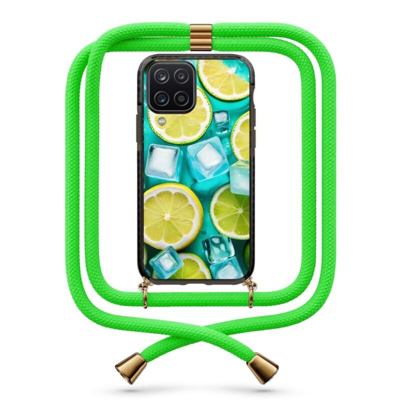 Ice lime θήκη με κορδόνι & σχέδιο 9823 για Galaxy A12