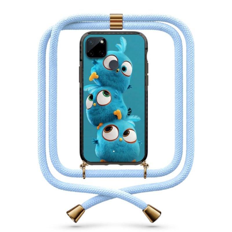 Birds θήκη με κορδόνι & σχέδιο 9949 για Realme C21Y