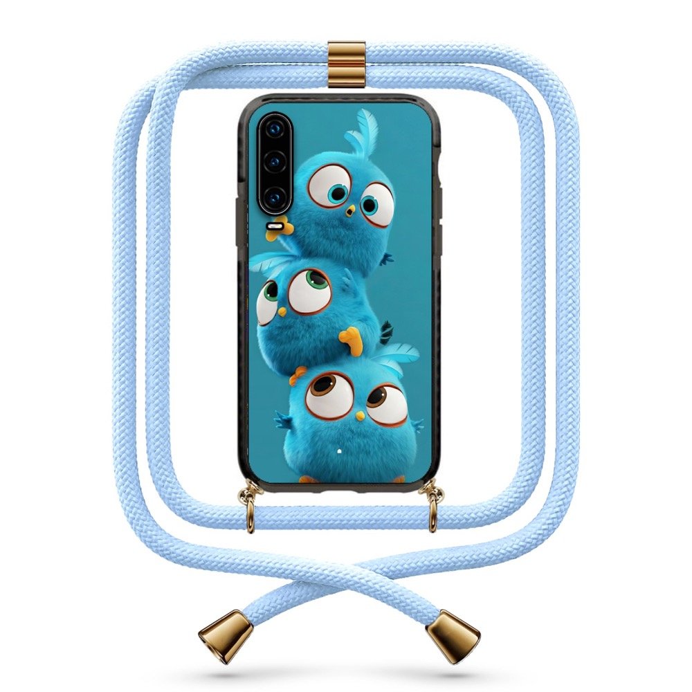 Birds θήκη με κορδόνι & σχέδιο 9949 για Huawei P30