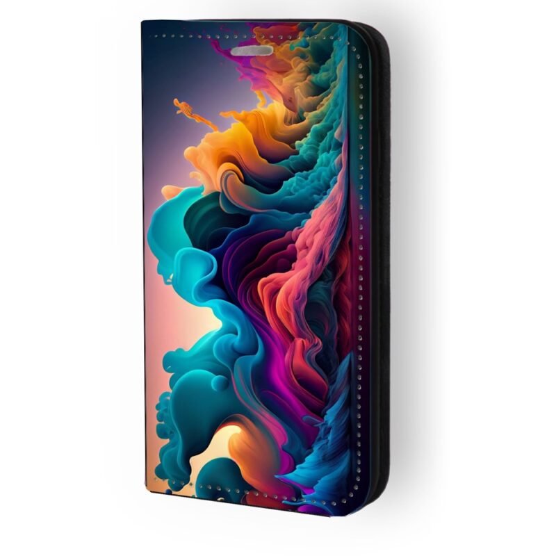 Θήκη book με σχέδιο colorful wave 91105 για iPhone 11 Pro Max