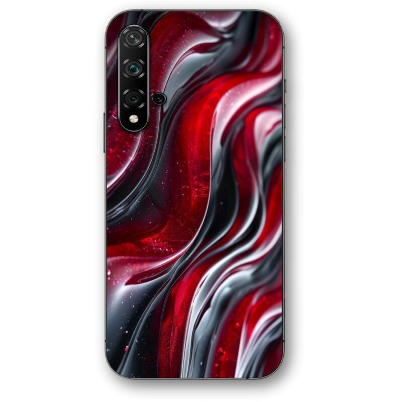Wavy abstract θήκη κινητού 91214 για Huawei Nova 5T