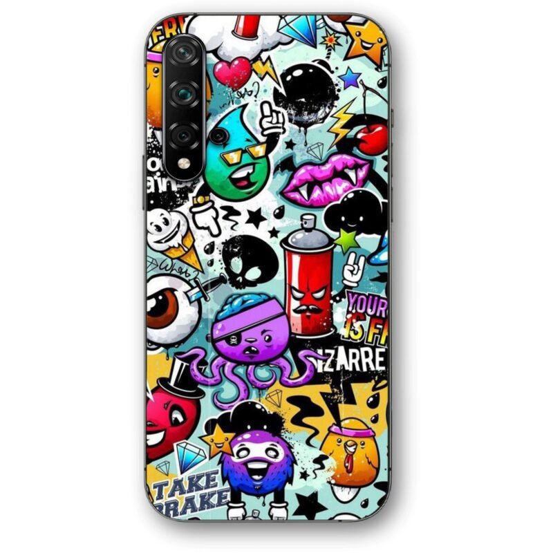 Graffiti θήκη κινητού 91226 για Huawei Nova 5T