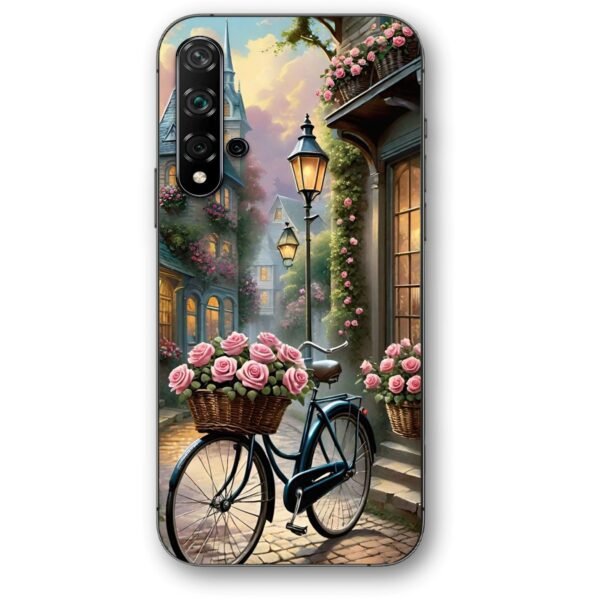 Flower bicycle θήκη κινητού 91345 για Huawei Nova 5T