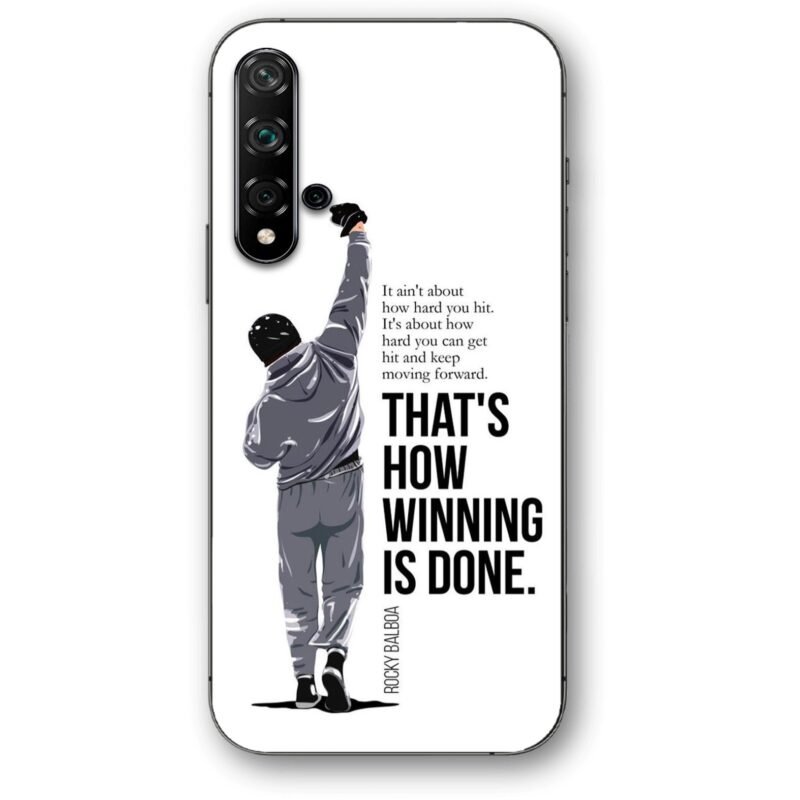 That's how winning is done θήκη κινητού 91375 για Huawei Nova 5T