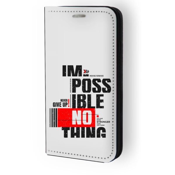 Θήκη book με σχέδιο nothing impossible 91107 για  Galaxy S23