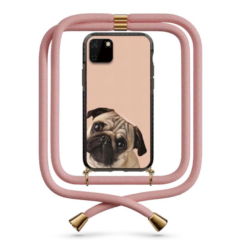 Pug θήκη με κορδόνι & σχέδιο 9953 για Huawei Y5P 2020