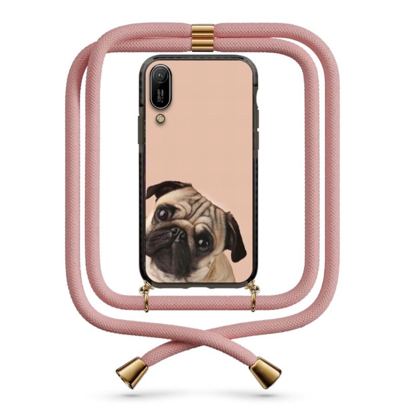 Pug θήκη με κορδόνι & σχέδιο 9953 για Huawei Y6 2019