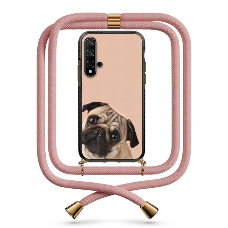 Pug θήκη με κορδόνι & σχέδιο 9953 για Huawei Nova 5T