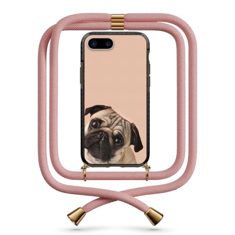 Pug θήκη κινητού με κορδόνι 9953 γιά iPhone 7 Plus /8 Plus