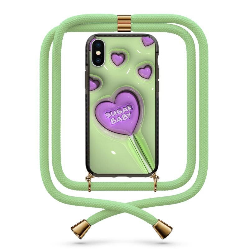 Sugar baby θήκη κινητού με κορδόνι 9815 γιά iPhone X/XS