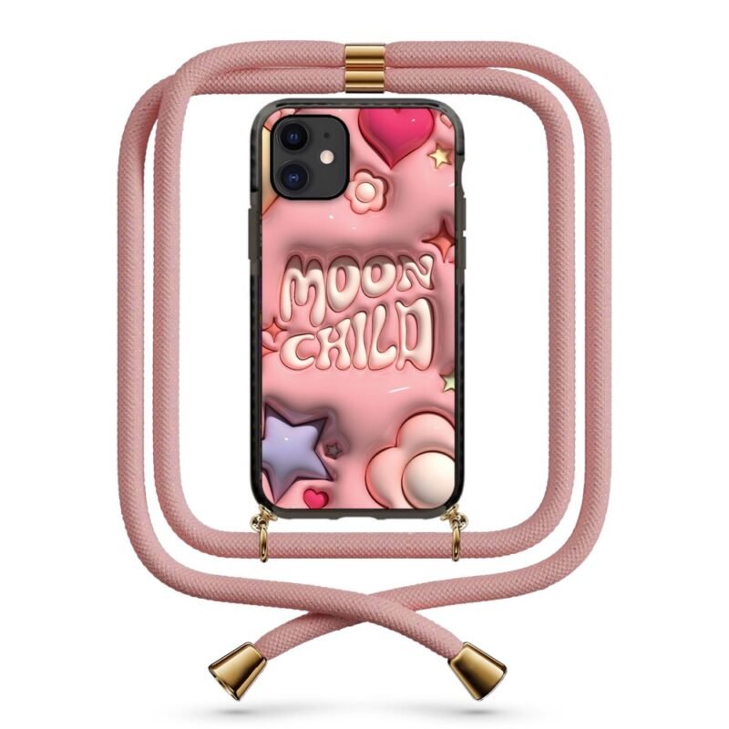 Moon child θήκη κινητού με κορδόνι 9954 γιά iPhone 12