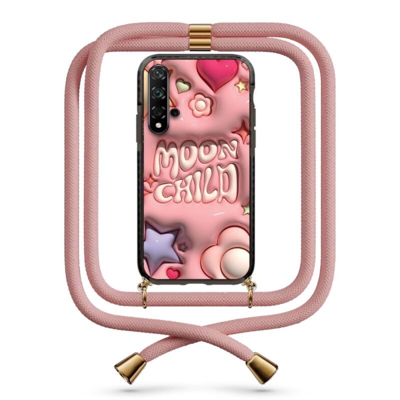 Moon child θήκη με κορδόνι & σχέδιο 9954 για Huawei Nova 5T