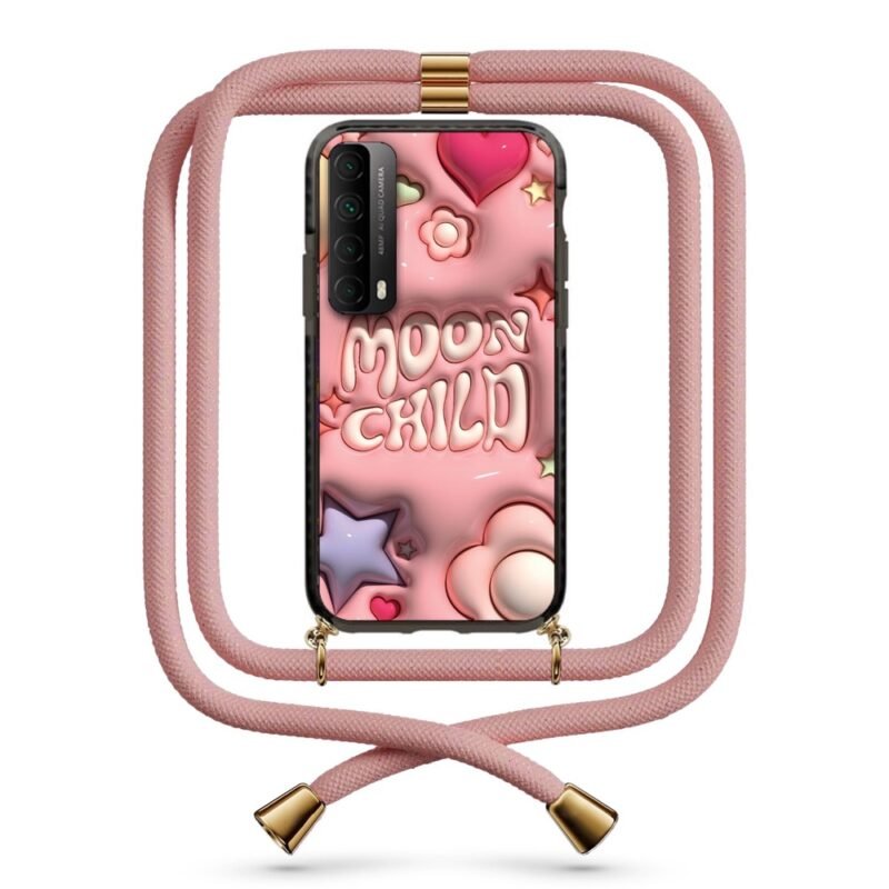 Moon child θήκη με κορδόνι & σχέδιο 9954 για Huawei P Smart 2021