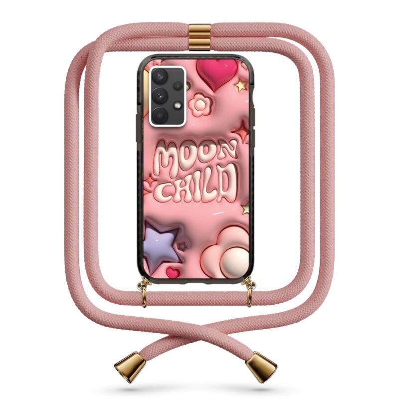 Moon child θήκη με κορδόνι & σχέδιο 9954 για Galaxy A32 4G