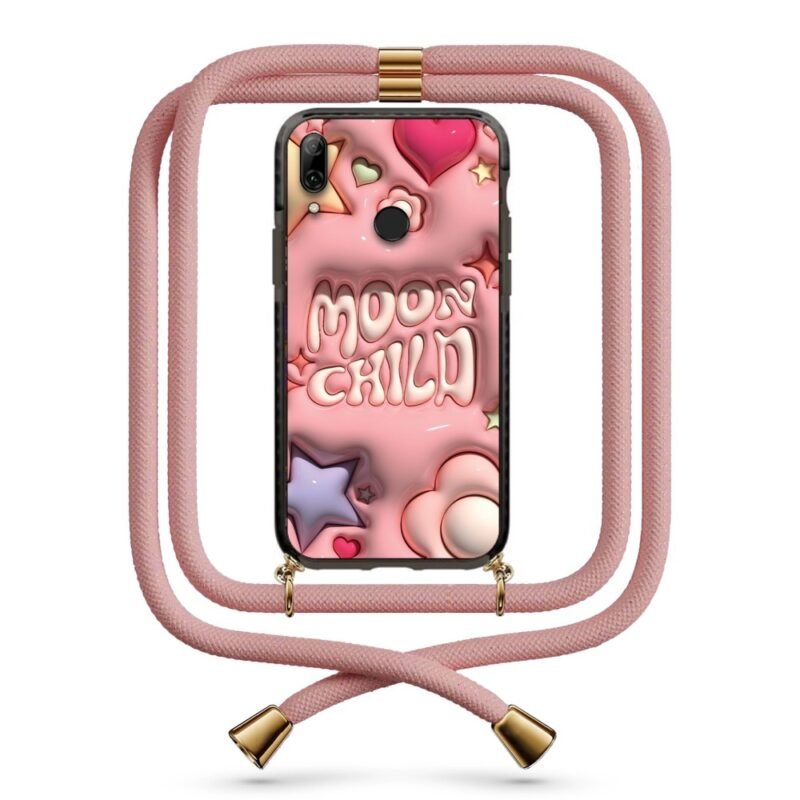 Moon child θήκη με κορδόνι & σχέδιο 9954 για Honor 10 Lite