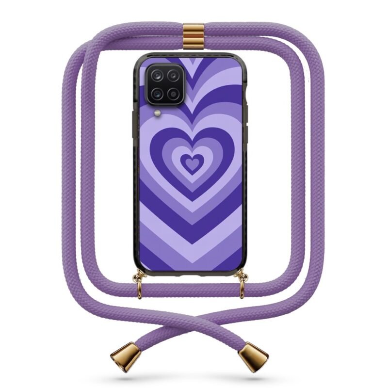 Heart illusion θήκη με κορδόνι & σχέδιο 9847 για Galaxy A12