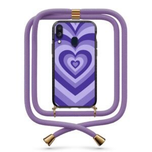 Heart illusion θήκη με κορδόνι & σχέδιο 9847 για Galaxy A40