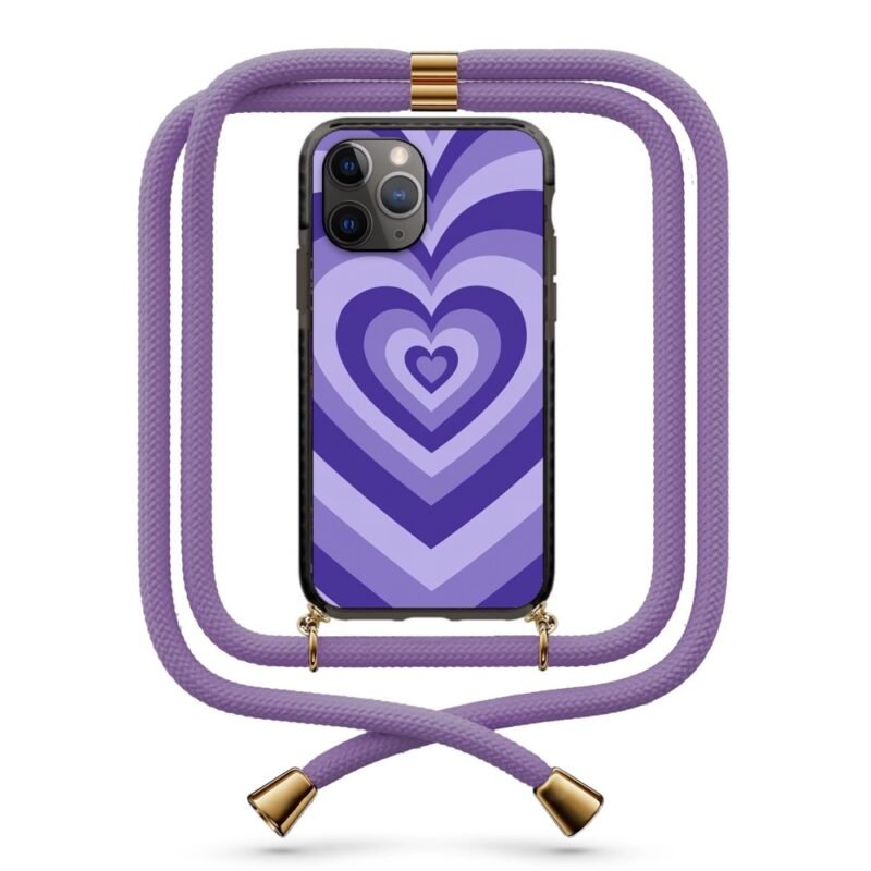 Heart illusion θήκη κινητού με κορδόνι 9847 γιά iPhone 11 Pro