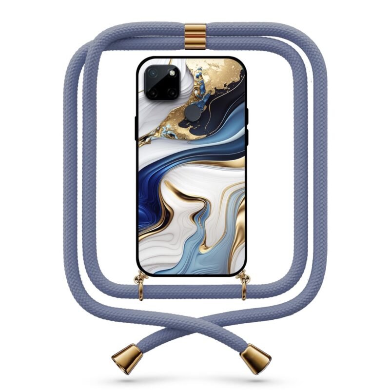 Abstract θήκη με κορδόνι & σχέδιο 9721 για Realme C21Y