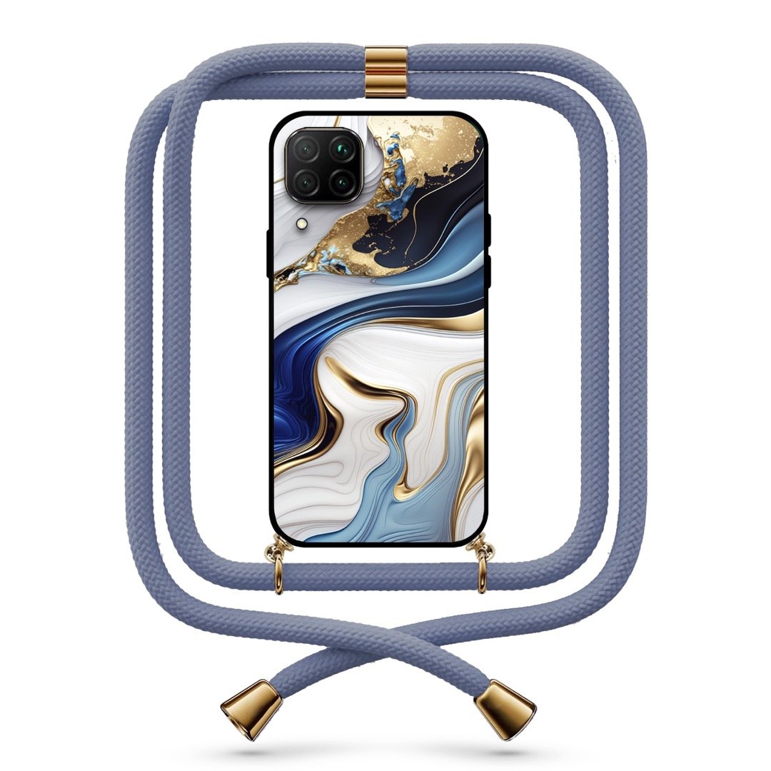 Abstract θήκη με κορδόνι & σχέδιο 9721 για Huawei P40 Lite