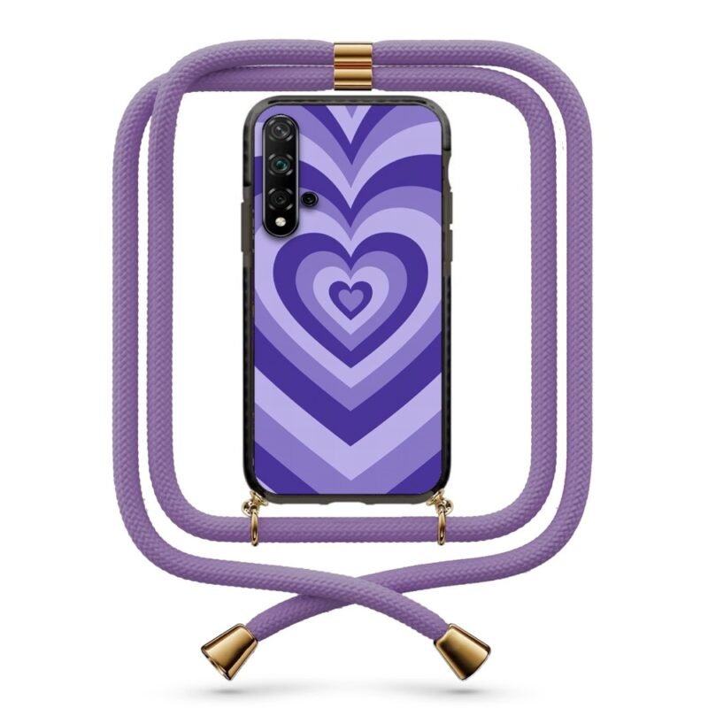 Heart illusion θήκη με κορδόνι & σχέδιο 9847 για Huawei Nova 5T