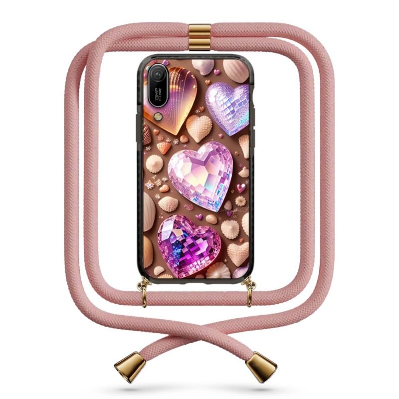 Heart gems θήκη με κορδόνι & σχέδιο 9956 για Huawei Y6 2019