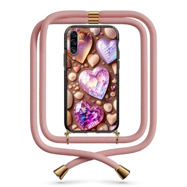 Heart gems θήκη με κορδόνι & σχέδιο 9956 για Galaxy A30S