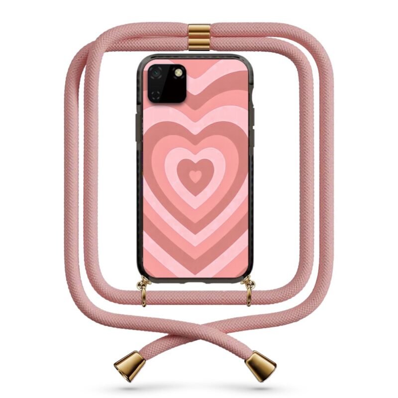 Heart illusion θήκη με κορδόνι & σχέδιο 9957 για Huawei Y5P 2020