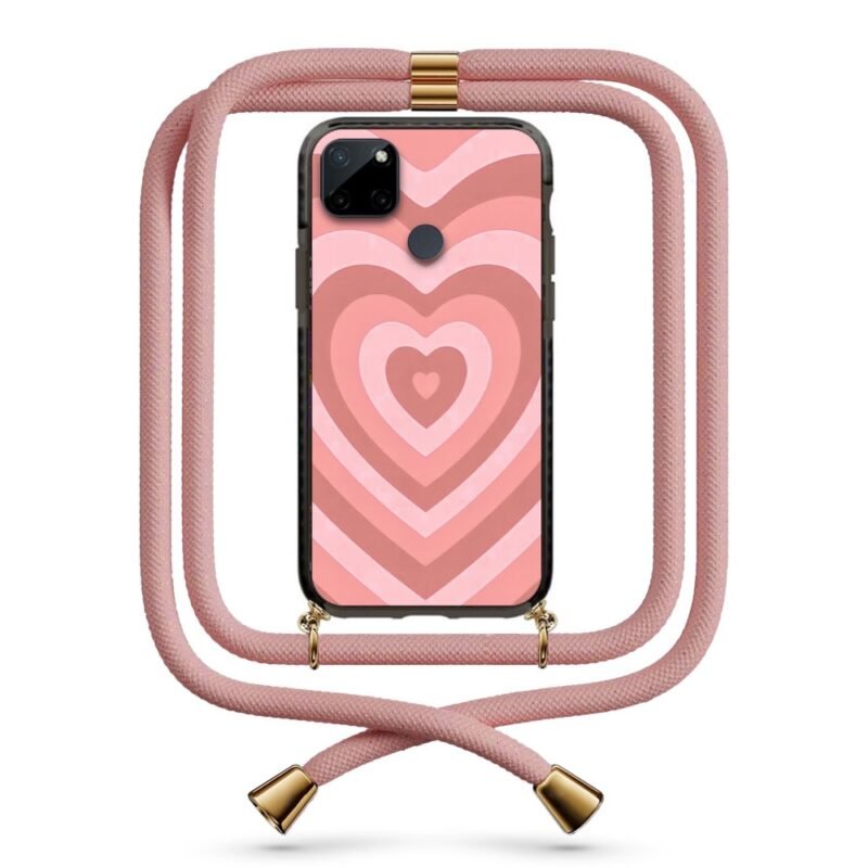 Heart illusion θήκη με κορδόνι & σχέδιο 9957 για Realme C21Y