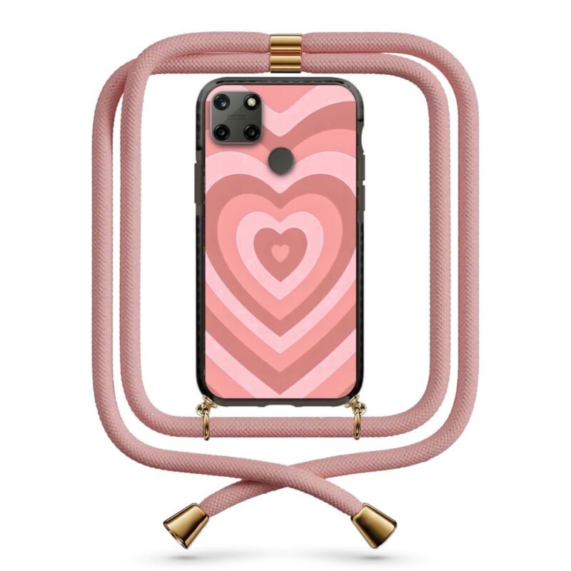 Heart illusion θήκη με κορδόνι & σχέδιο 9957 για Realme C25Y