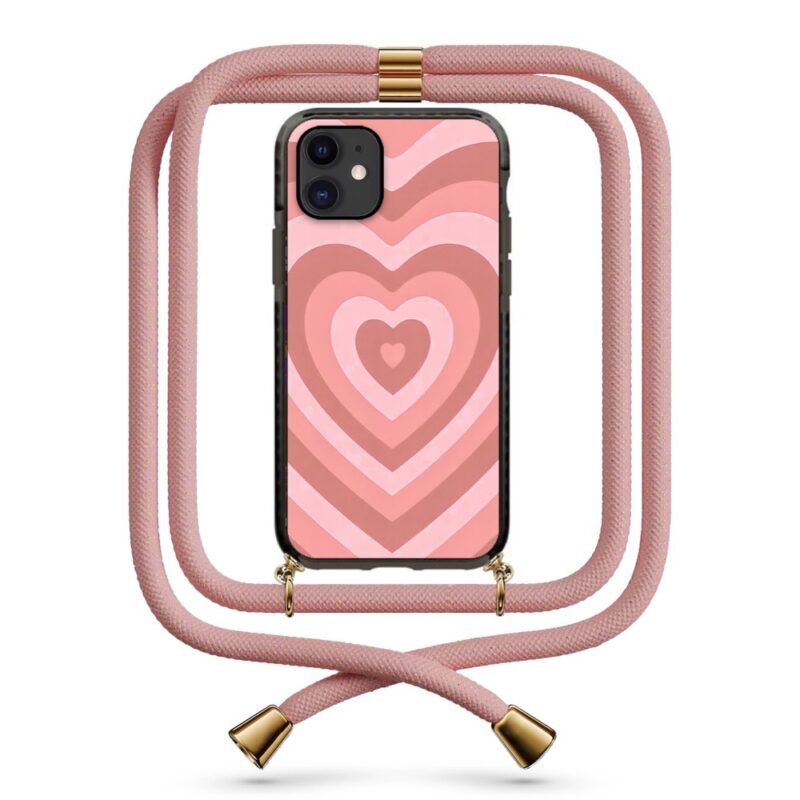 Heart illusion θήκη κινητού με κορδόνι 9957 γιά iPhone 12
