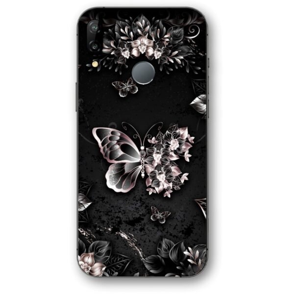 Butterfly floral θήκη κινητού 91321 για Huawei P20 Lite