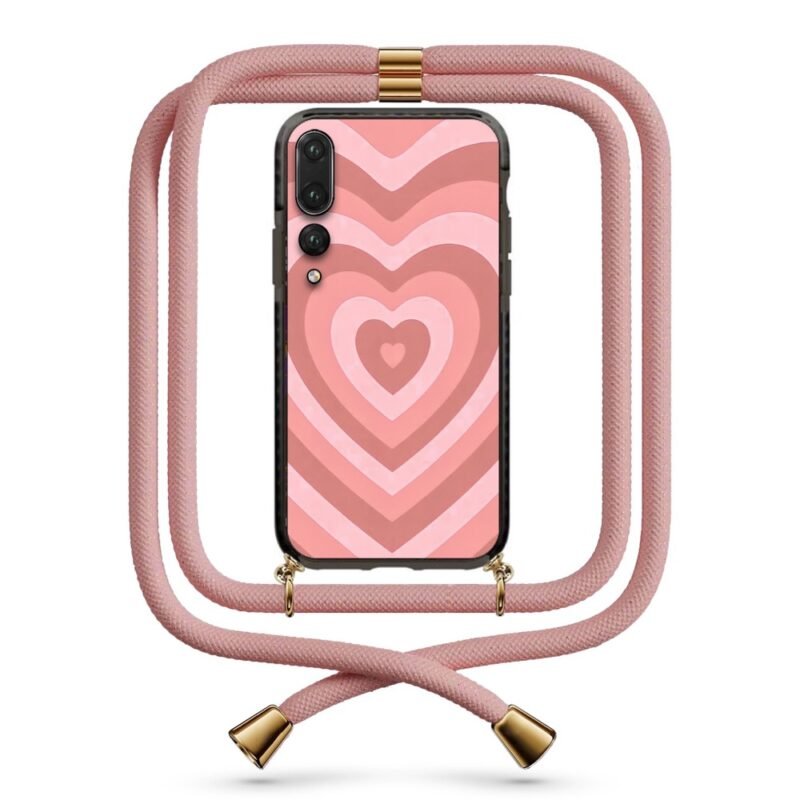 Heart illusion θήκη με κορδόνι & σχέδιο 9957 για Huawei P20