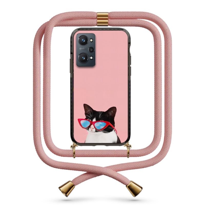 Intellectual cat θήκη με κορδόνι & σχέδιο 9958 για Realme GT NEO 2