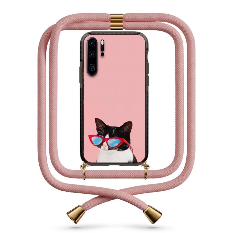Intellectual cat θήκη με κορδόνι & σχέδιο 9958 για Huawei P30 Pro