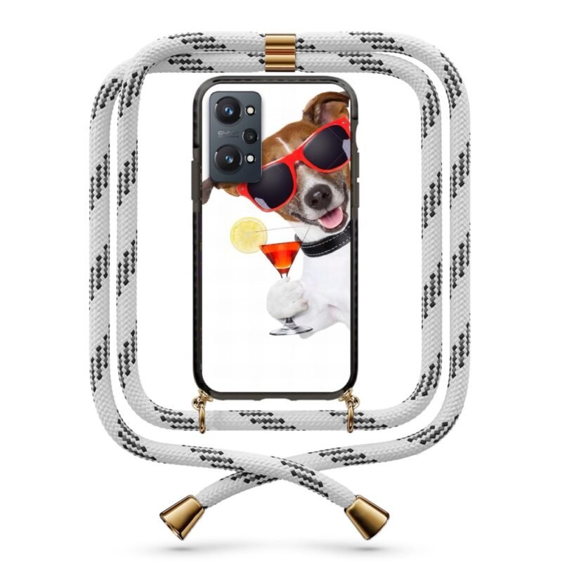 Cocktail dog θήκη με κορδόνι & σχέδιο 9959 για Realme GT NEO 2