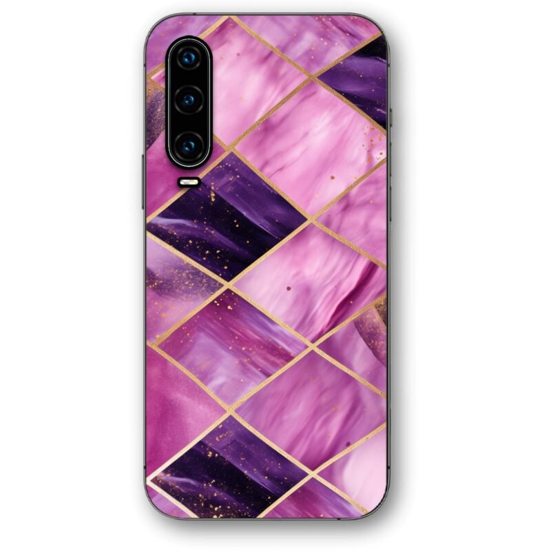 Rhomboid pattern θήκη κινητού 91172 για Huawei P30