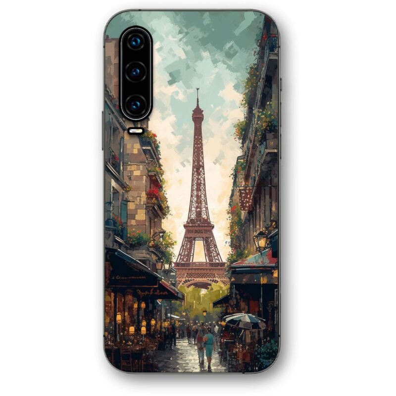 Eiffel tower θήκη κινητού 91179 για Huawei P30