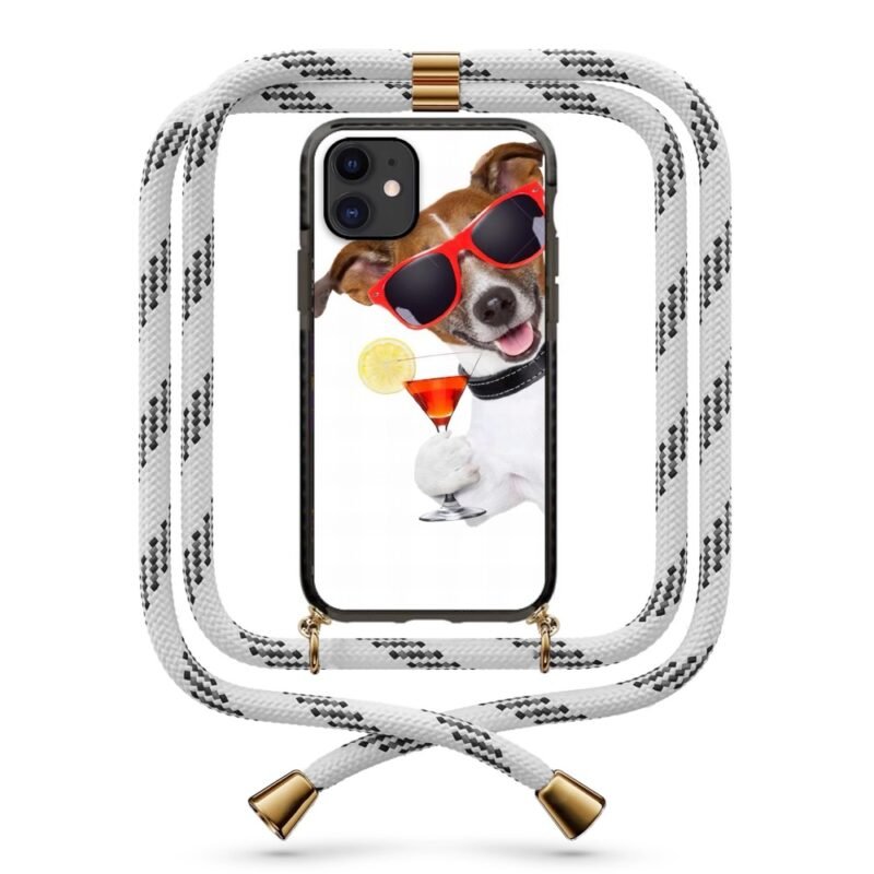 Cocktail dog θήκη κινητού με κορδόνι 9959 γιά iPhone 12