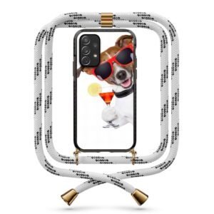 Cocktail dog θήκη με κορδόνι & σχέδιο 9959 για  Galaxy A72