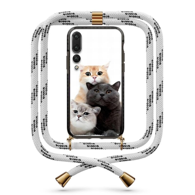 Cats θήκη με κορδόνι & σχέδιο 9960 για Huawei P20