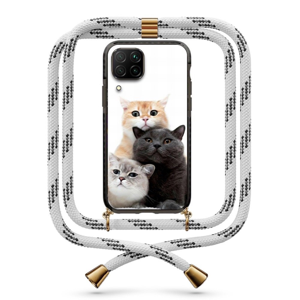 Cats θήκη με κορδόνι & σχέδιο 9960 για Huawei P40 Lite
