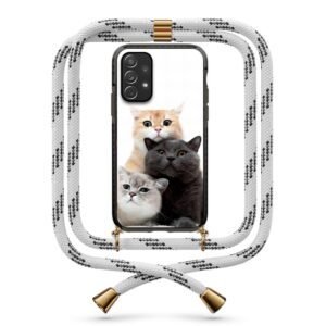 Cats θήκη με κορδόνι & σχέδιο 9960 για  Galaxy A72