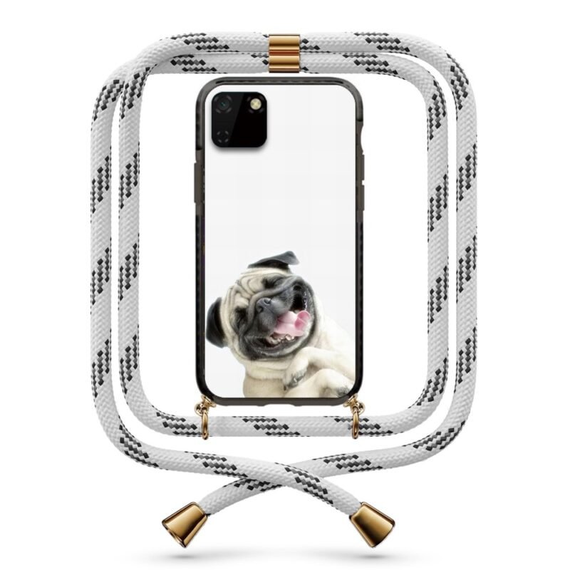 Playful dog θήκη με κορδόνι & σχέδιο 9961 για Huawei Y5P 2020