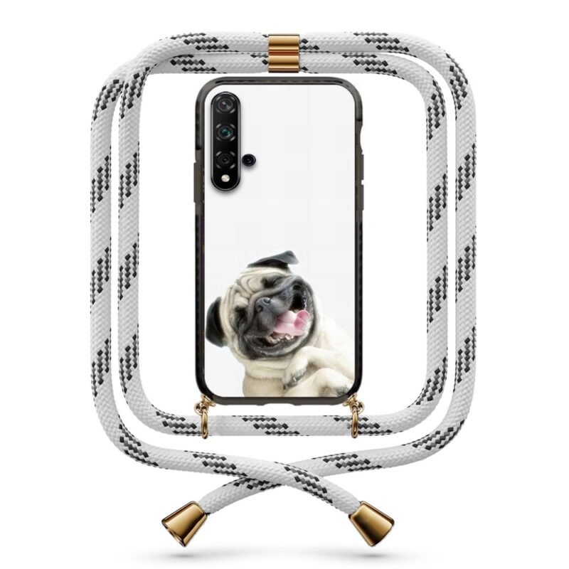 Playful dog θήκη με κορδόνι & σχέδιο 9961 για Huawei Nova 5T
