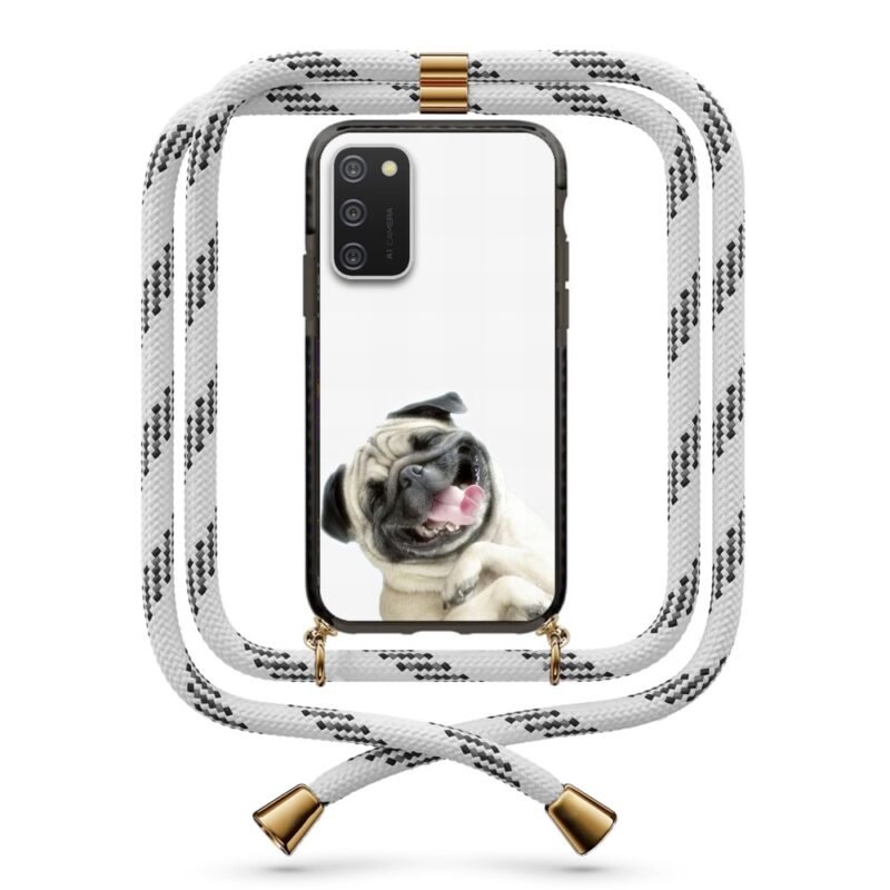 Playful dog θήκη με κορδόνι & σχέδιο 9961 για Galaxy A02S