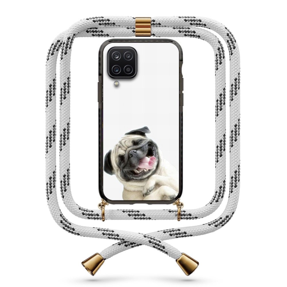 Playful dog θήκη με κορδόνι & σχέδιο 9961 για Galaxy A12