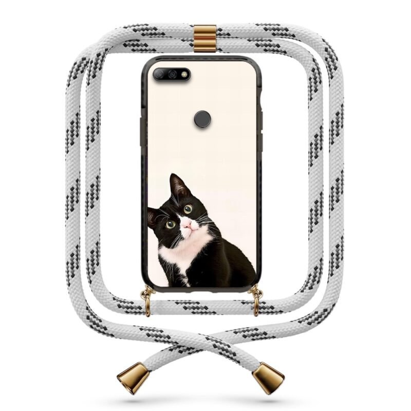 Cat θήκη με κορδόνι & σχέδιο 9962 για Huawei Y7 2018