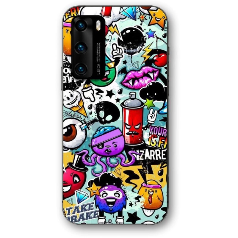 Graffiti θήκη κινητού 91226 για Huawei P40