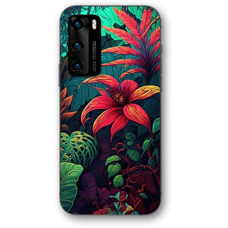 Jungle flowers θήκη κινητού 91259 για Huawei P40